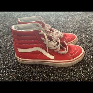 🔥🔥 VANS RED HIGH TOPS
